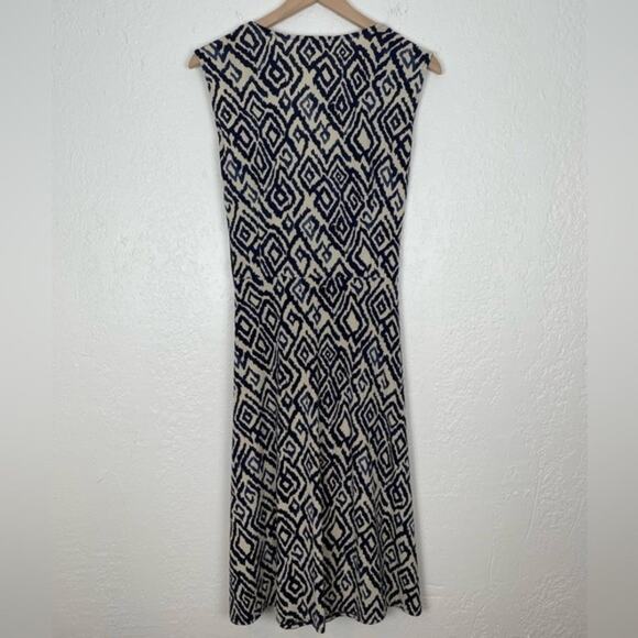 Julie Dillon New York Geometric Print Sophi Faux Wrap Dress NWT Size 16W - Picture 2 of 3